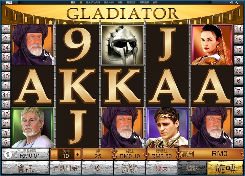 iBET 在线娱乐城 – PT 电子游戏馆 GLADIATOR