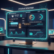 Digital sports betting interface showing various odds, probability calculations, and analytical graphs, symbolizing the strategic approach to value betting and finding an edge.