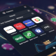 A digital interface showcasing various Malaysian online casino payment methods including DuitNow, eWallets, and bank transfers, emphasizing speed and security with vibrant icons.